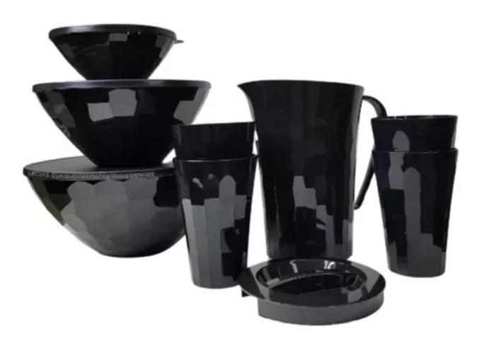 Imagem de Tupperware Kit Prisma 8 Peças Policarbonato