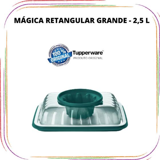 Imagem de Tupperware Mágica Retangular Grande - 2,5 lts