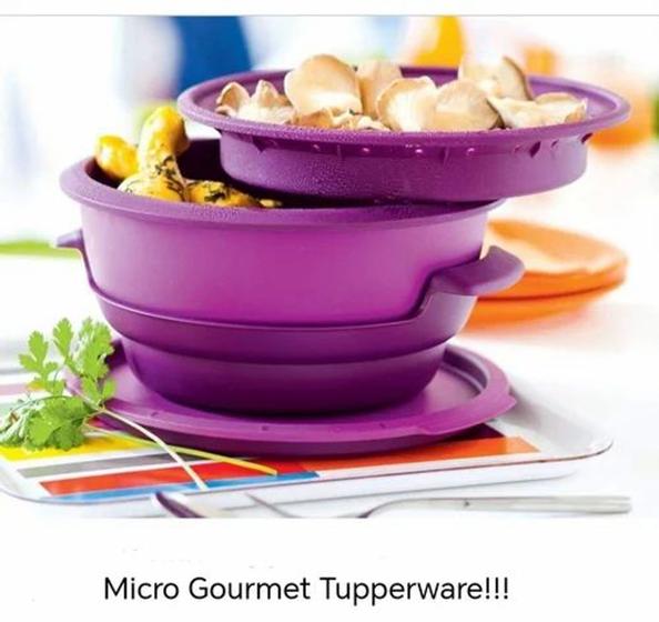 Imagem de Tupperware Micro Gourmet com Kit 8 Ramekins Roxo