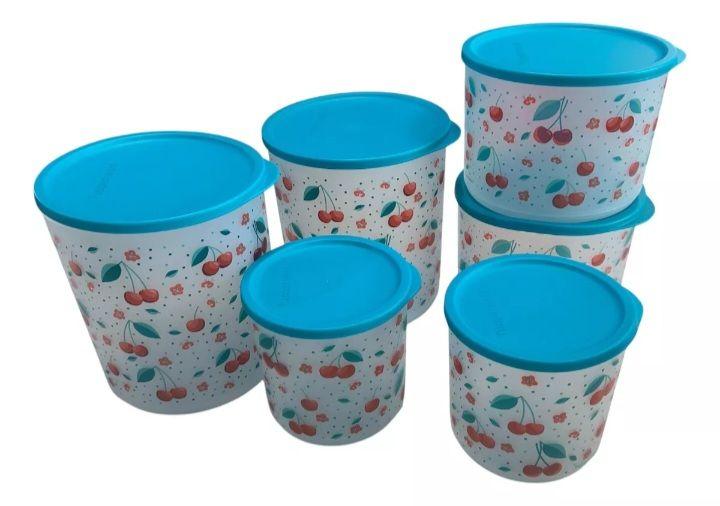 Imagem de Tupperware Pda/Bea Refri Line Cerejas Com 6 Peças. 