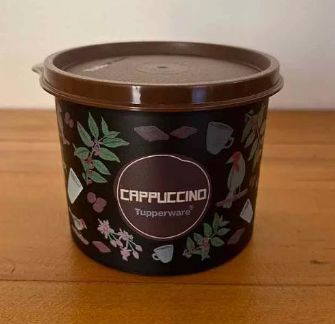 Imagem de Tupperware Pote Floral Redondinha Para Capuccino 500 Ml