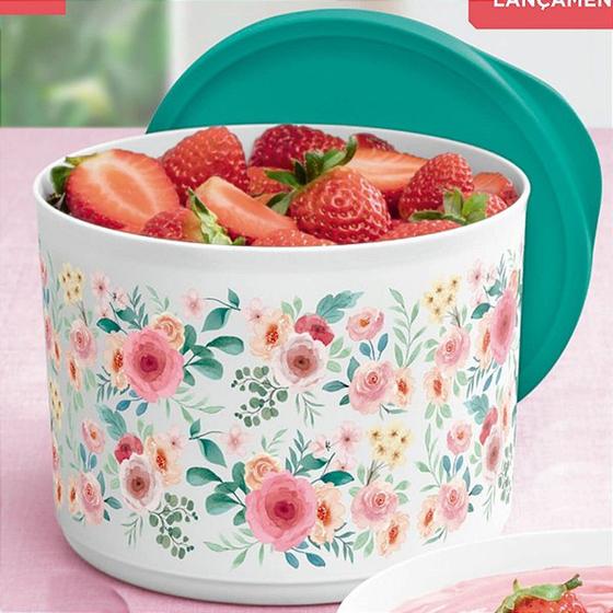 Imagem de Tupperware Refri Line Redondo Aquarela Kit 4 peças