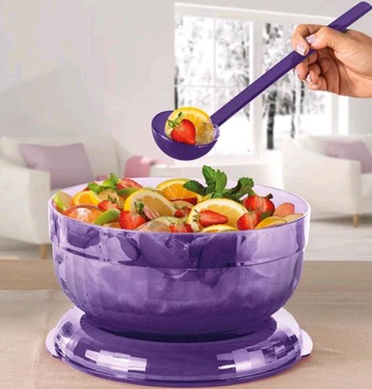 Imagem de Tupperware tigela premier roxo 6l