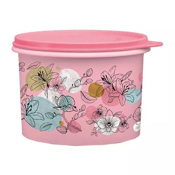 Imagem de Tupperware Tupper Caixa 1,1l Orquídeas Pote Para Mantimentos