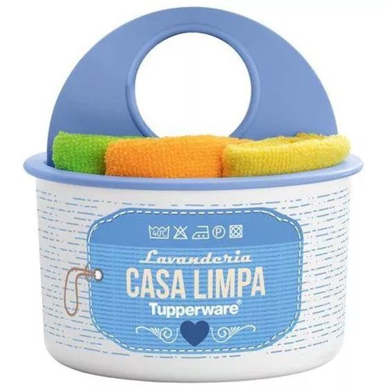 Imagem de Tupperware tupper clean porta detergente e utensílios lavanderia