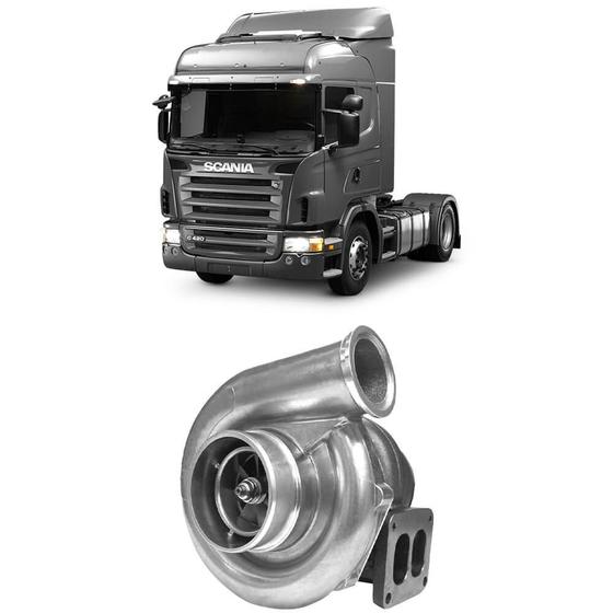Imagem de Turbina Motor DC12 Scania K114 K380B K420B Diesel Mahle TC0760511