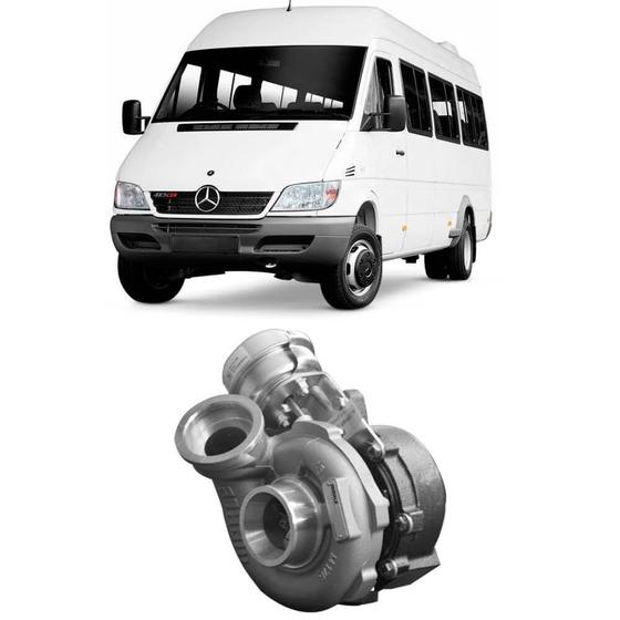 Imagem de Turbina Motor OM611LA Mercedes Benz Sprinter 413 2008 a 2012 Metal Leve