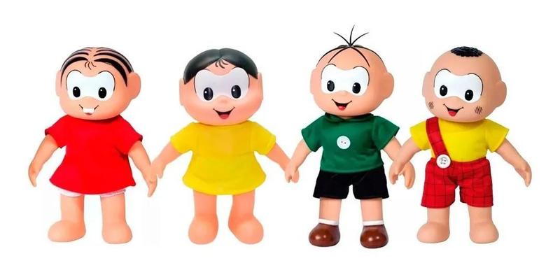 Turma da Mônica Bonecos Coleção Clássicos Original Baby Brink - Bonecos ...