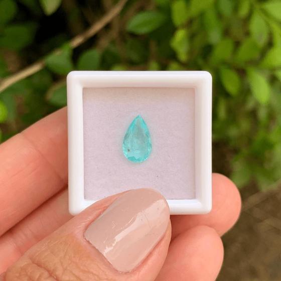 Imagem de Turmalina Paraíba Azul Neon Gota 0,98ct