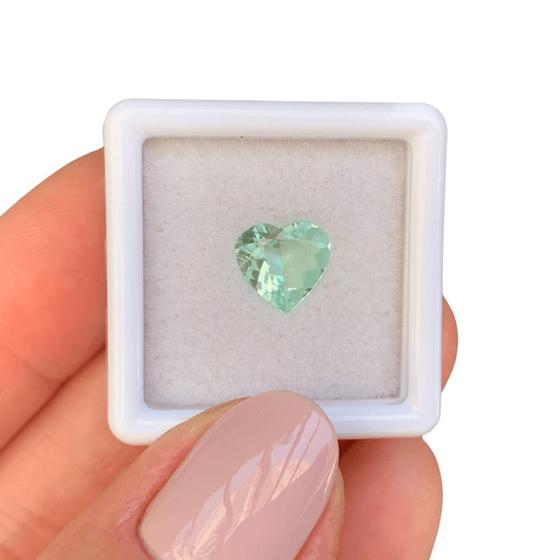 Imagem de Turmalina Paraíba Greenish Coração 1,19ct