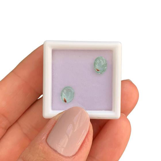 Imagem de Turmalina Paraíba Verde Cabochon Par 1,09ct