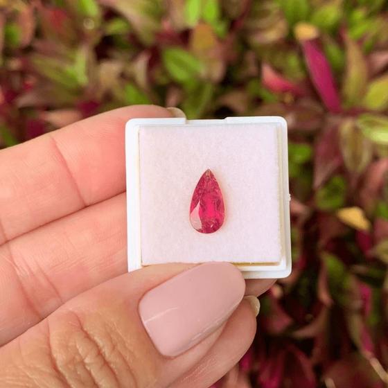 Imagem de Turmalina Rubelita Gota 1,55ct