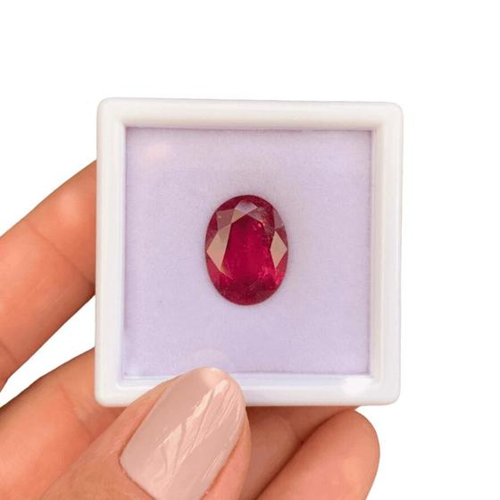 Imagem de Turmalina Rubelita Rosa Oval 8,00ct