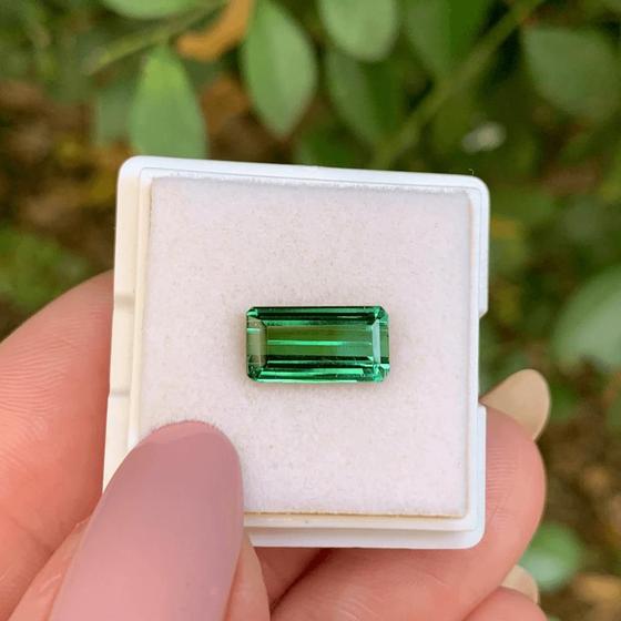 Imagem de Turmalina Verde Azulada Baguete 2,23ct