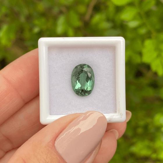 Imagem de Turmalina Verde Azulada Oval 3,37ct