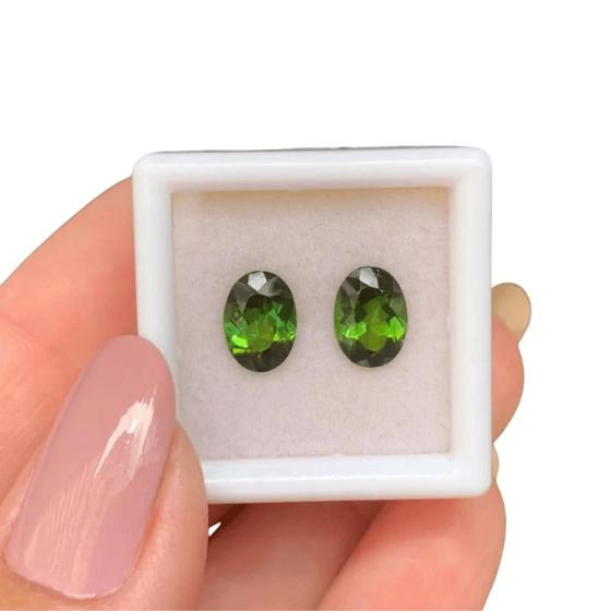 Imagem de Turmalina Verde Oval Par 2,94ct