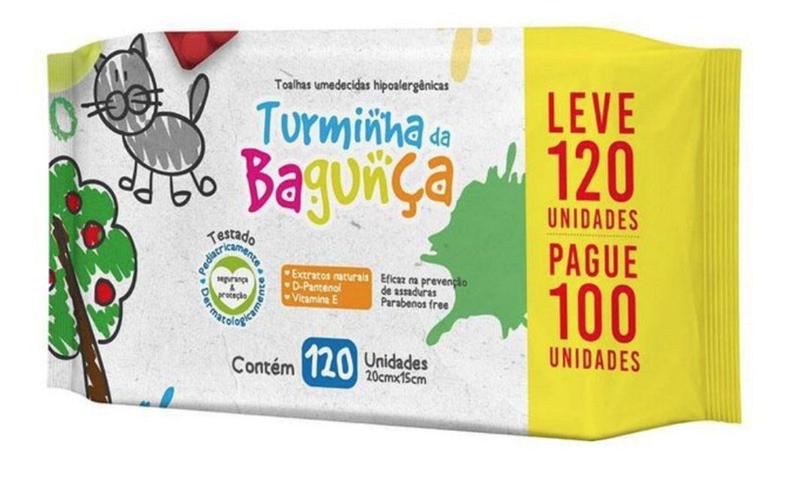 Imagem de turminha da  bagunça com 120 unidade e tampa