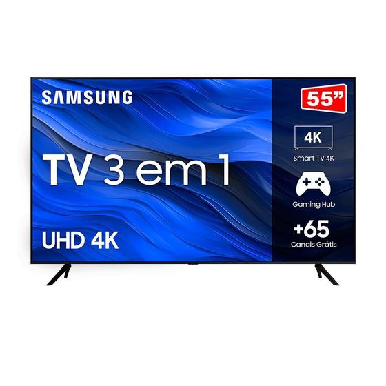 Imagem de Tv 55 Smart 4k Uhd Gaming Hub UN55CU7700GXZD Samsung