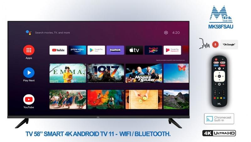 Imagem de TV 58 Mtek MK58FSAU Smart Android 11 Wifi/BT