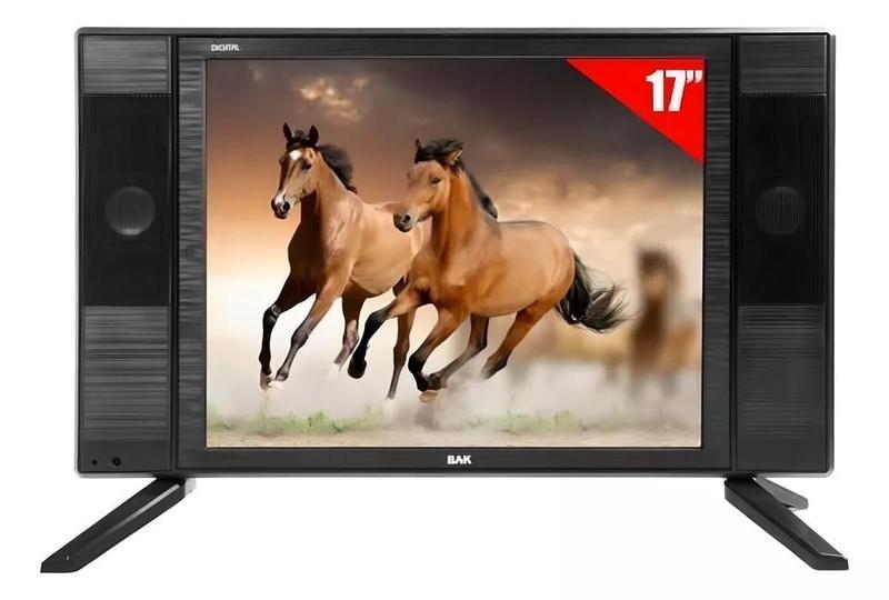 Imagem de TV de 17" Bak BK-1750ISDBT com tela LED HD 110/220V