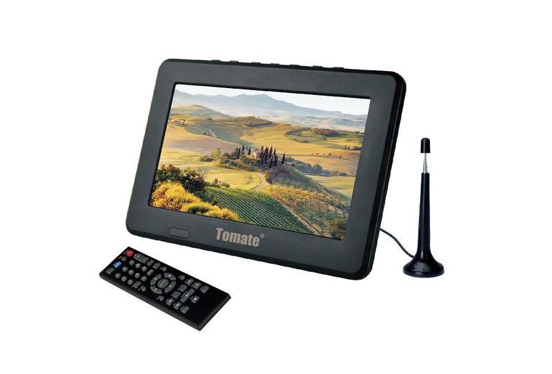Imagem de Tv Digital Portatil Monitor 9Pol Conversor Integrado Tomate