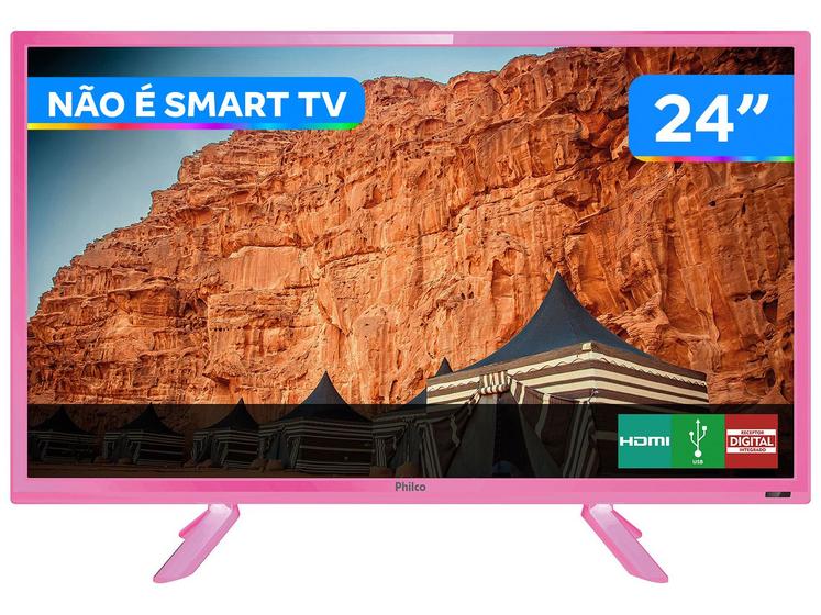 Imagem de TV HD D-LED 24” Philco PTV24C10DR 2 HDMI