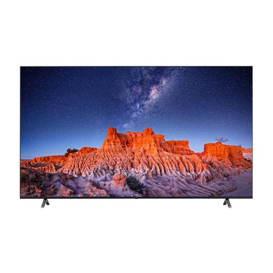 Imagem de Tv lg 75" smart uhd 4k usb hdr wi-fi inteligencia artificial - 75uq801c0sb.bwz