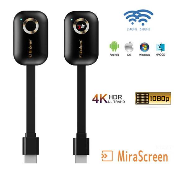 Imagem de  TV Stick G9 Plus 4K 2.4G/5G Miracast DLNA AirPlay Sem Fio 