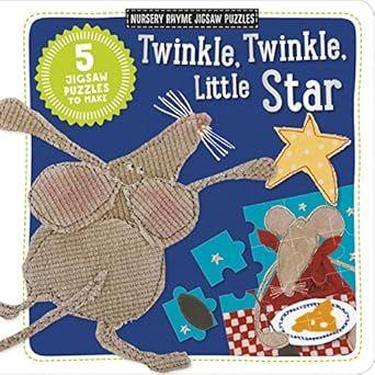 Imagem de Twinkle, Twinkle, Little Star - Nursery Rhyme Jigsaw Puzzles - 5 Jiggaw Puzzles To Make - Make Believe