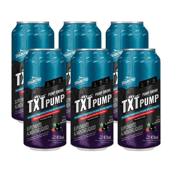 Imagem de TXT Pump Drink 6un de 473ml - Shark Pro