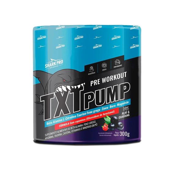 Imagem de TXT Pump Pré Treino 300g - Shark Pro