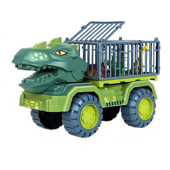 Imagem de Tyrannosaurus Car Toy Dinosaurs Transport Car Carrier Truck Toy Pull Back Vehicle Toy With Dinosaur Gift For Boys Birthday Diecasts & Toy Veículos