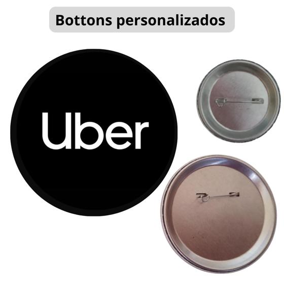 Imagem de Uber kit de 10 bottons para motoristas