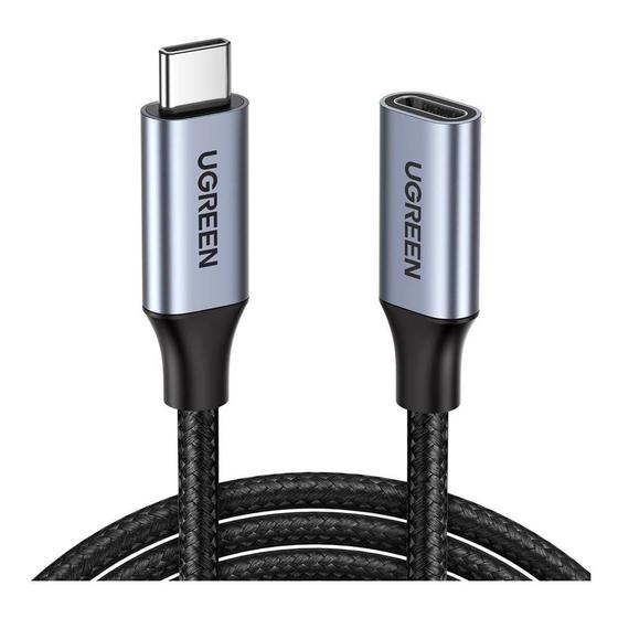 Imagem de Ugreen Cabo Extensor Usb-C 100W Macho/Fêmea Gen 2 5A 0.5M