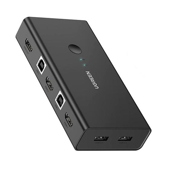 Imagem de Ugreen Comutador Kvm Hdmi Switch Box 2 Entradas 1 Saída