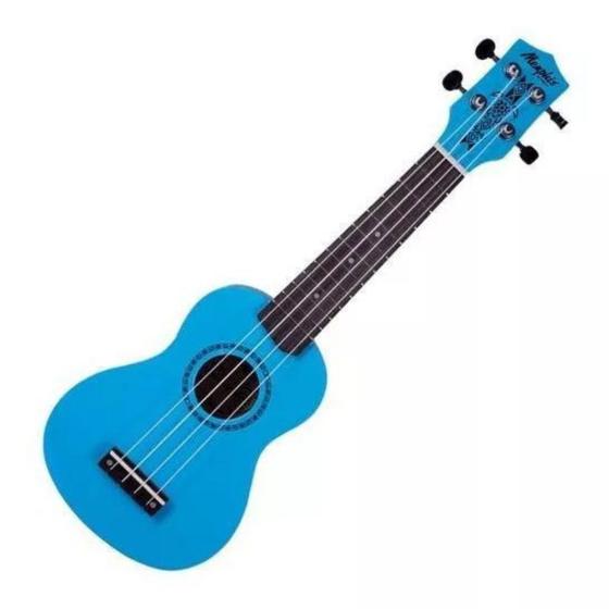 Imagem de Ukulele Acustico Memphis Honu Daphine Azul Nylon