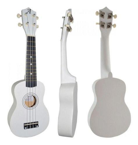 Imagem de Ukulele Acústico Soprano Uks-01 Wh Branco Andaluz