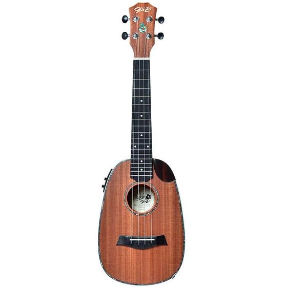 Imagem de Ukulele Elétrico Seizi Maui Crush Pineapple Concert Sapele com Bag