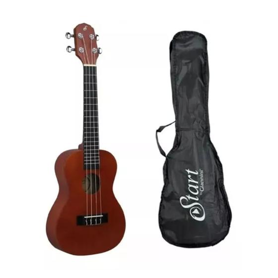 Imagem de Ukulele giannini concerto com capa uks23ns acustico