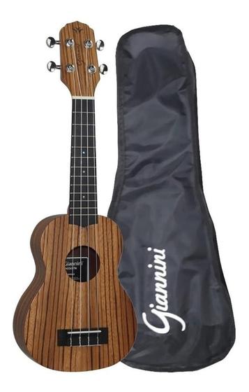 Imagem de Ukulele Giannini Soprano Guk-21 Zw C/ Capa