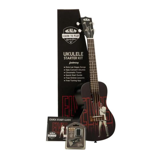 Imagem de Ukulele Kala Elvis Viva Lasvegas Learntoplay Starterkit Ltpc