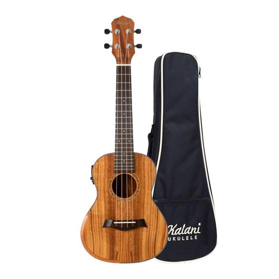 Imagem de Ukulele kalani concert 24 maori series koa kal 420 ck eq elétrico com capa (15439)