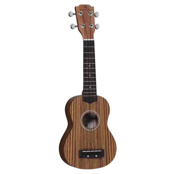 Imagem de Ukulele Michael Acústico Soprano MK21 ZB Zebrano MK-21