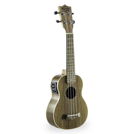 Imagem de Ukulele Moani WAIKIKI Soprano 21'' Koa Eletro Bag UKBG12-21