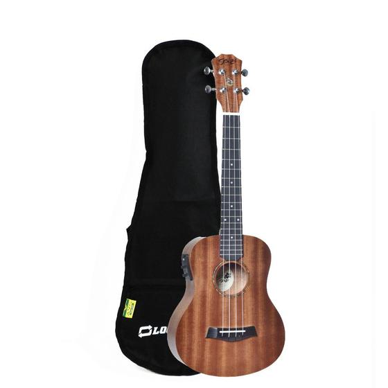 Ukulele Seizi Bali Tenor Elétrico Sapele com Bag Ukulele Magazine Luiza