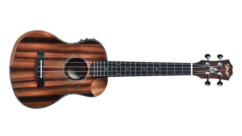 Imagem de Ukulele Seizi Bora-Bora Crush Tenor Elétr Bag Ebony 10360311