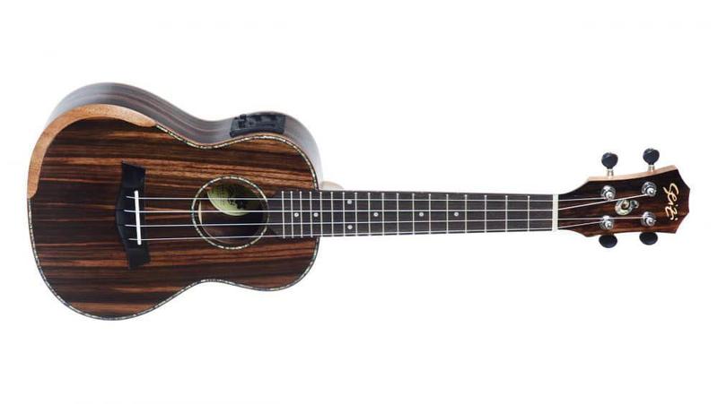 Imagem de Ukulele seizi bora-bora plus concert eletrico bag - ebony