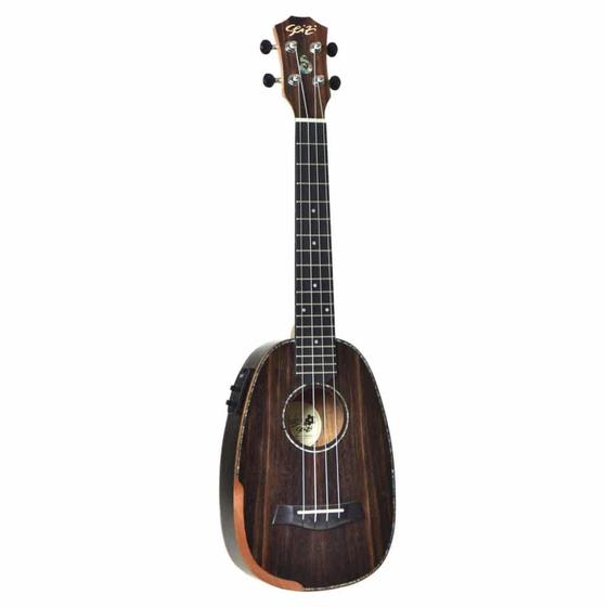 Imagem de Ukulele seizi bora-bora plus pineapple tenor eletrico ebony