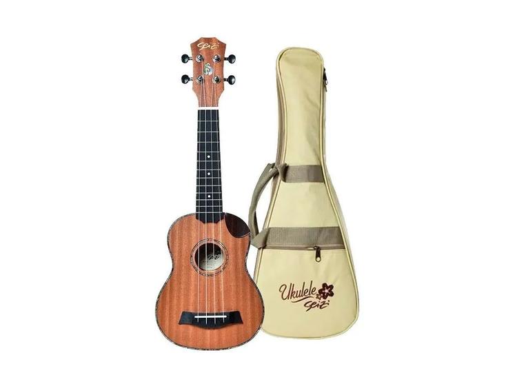 Imagem de Ukulele Seizi Maui Cruch Soprano Half Cutaway Acustico C/bag