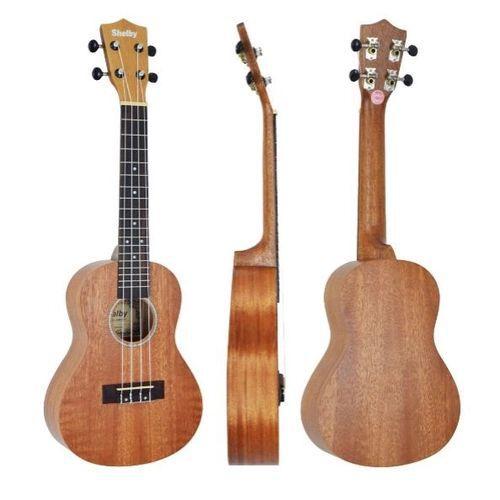 Imagem de Ukulele Shelby Concerto Su23M Fosco Mogno